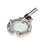 Mirilla de acero inoxidable sanitaria con brida para soldar