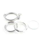 Mirilla de acero inoxidable sanitaria con abrazadera para soldar