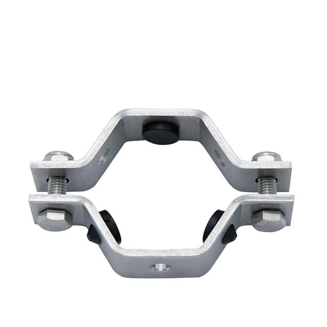 Soporte de tubo redondo para accesorios sanitarios de acero inoxidable